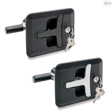 Elesa Latches with push handle, CSMH-128-BK CSMH